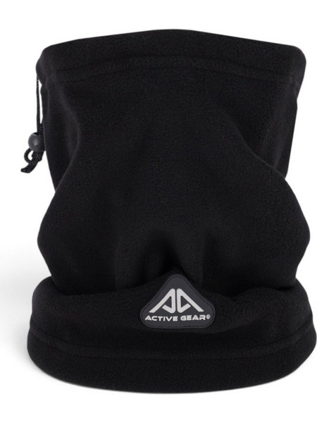 ACTIVE GEAR Λαιμουδιέρα Μαύρη NECKCOVER ACTIVE GEAR (008400)