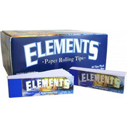 Τζιβάνες Elements Perforated Rolling Tips Διάτρητες με 50 φύλλα - 50 Πακετάκια