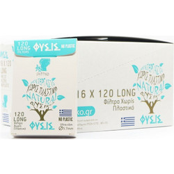 Φιλτράκια Πυθία ΦΥΣΙΣ LONG 120 ULTRA SLIM 5.7mm Ακατέργαστο Χωρίς Πλαστικό (ΚΟΥΤΙ 16 ΤΕΜ) 5200397102775