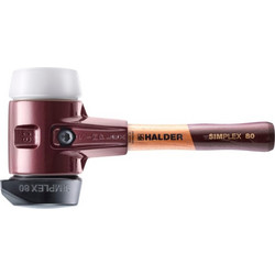 Halder SIMPLEX soft-face mallet 80 Rubber / Superplastic