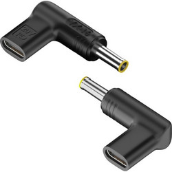 Powertech YX-16 Αντάπτορας Τροφοδοσίας USB-C σε Samsung 5.5x3mm, Μαύρος