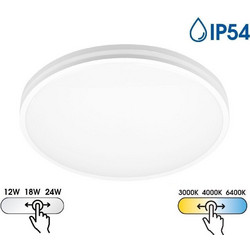 Φωτιστικό Οροφής Nancy LED 12W-18W-24W CCT-Switch Λευκό