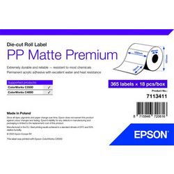 Epson PP Matte Αυτοκόλλητες Ετικέτες 102x76mm - 365 τεμ. (MPN 7113411)