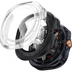 Tech-Protect Defence 2-pack Πλαστική Θήκη Tempered Glass για Samsung Galaxy Watch Ultra 2 47mm Μαύρη Διαφανής