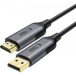 Tech-Protect UltraBoost Καλώδιο DisplayPort 1.4 σε HDMI 2.0 4K 60Hz - 2m Μαύρο