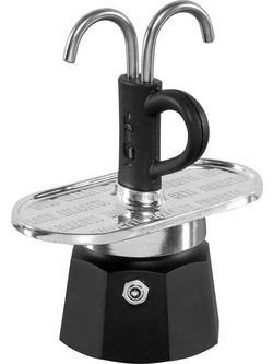Bialetti Mini Express 2 Μπρίκι Espresso 2Cups Μαύρο
