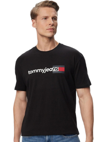 TOMMY HILFIGER Ανδρικό T-Shirt Regular Fit - 100% Βαμβάκι - Logo