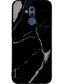 Sonique Marble Series Θήκη Black (Huawei Mate 20 Lite)