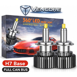 VenCore 3126-10203 - H7 - Ζεύγος Λαμπτήρων LED για Βάση H7 Κυρίως Φωτισμού Αυτοκινήτου η Μοτοσυκλέτας 45 Watt CanBus 4th Gen 18800 (9400+9400) Lumen 1