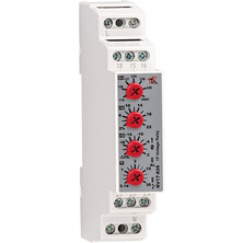 RINGEL RV17-826 Μονοφασικός επιτηρητής τάσης Ράγας με επιλογή τάσης, όριο ρύθμισης 230V 8pin 26578