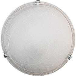 CCC 1701-30 WH ΠΛΑΦONΙΕΡΑ ΛΕΥΚΟ ΓΥΑΛΙ ΑΛΑΒΑΣΤΡΟ 2XE27 - Arlight (0063047) 29315