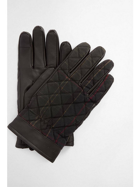 BARBOUR BARBOUR DARWEN TARTAN GLOVES MGL0143-BRTN11.1 DarkOliveGreen