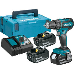 Makita DHP485RF3J Κρουστικό Δραπανοκατσάβιδο Μπαταρίας 18V 3x3Ah