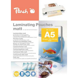 Ζελατίνες Πλαστικοποίησης Peach A5 (154x216mm) 125mic, matt
