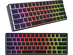 Genesis Thor 660 G2 Ασύρματο Μηχανικό Gaming Πληκτρολόγιο 60% με Gateron Brown Διακόπτες RGB Black