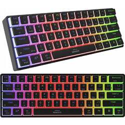 Genesis Thor 660 G2 Ασύρματο Μηχανικό Gaming Πληκτρολόγιο 60% με Gateron Brown Διακόπτες RGB Black