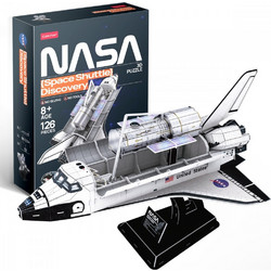Puzzle CubicFun Nasa Space Shuttle Discovery 3D 126 Κομμάτια