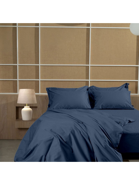 Παπλωματοθήκη Μεμονωμένη Υπέρδιπλη 220X240 Sunshine Omnia Blue (220x240)