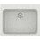 Sanitec Classic 331 Υποκαθήμενος Νεροχύτης Γρανίτη Ματ Granite White 60x50cm
