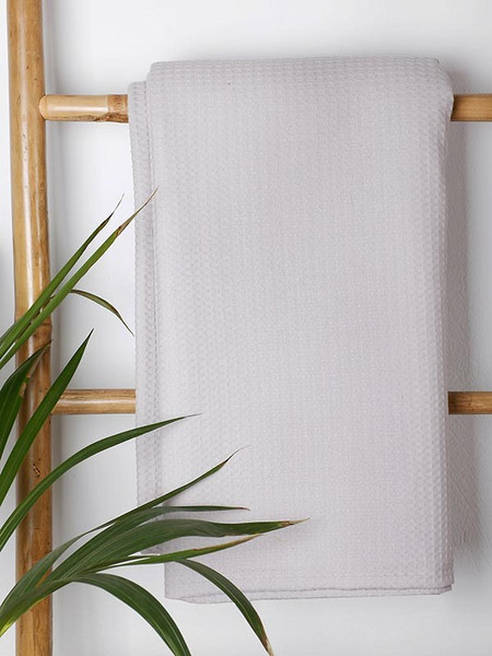 Sunshine Κουβέρτα πικέ cotton Light Grey King Size (240x260) - Κουβέρτα πικέ σε ανοιχτό γκρι χρώμα, ανθεκτική