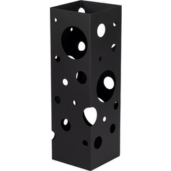 ΜΠΟΥΚΑΛΟΘΗΚΗ ΜΕΤΑΛΛΙΚΗ ΜΑΥΡΗ ΜΑΤ 11.2x11.2x35cm 819-02624