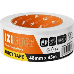 Ταινία Duct tape Λευκή 48mmχ10m