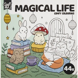 Craft ID - Colouring Book Cute & Comfy - Magical Life