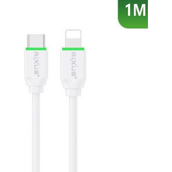 Rixus USB-C to Lightning Cable 20W 1m White RX2022S