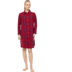 Pink Label Cherry Plaid Γυναικείο Νυχτικό W2002