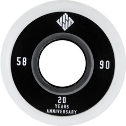 USD 58χιλ./90Α Ροδάκια - Μαυρό/Λευκό (4αδα)