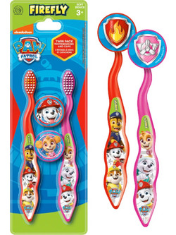 Firefly Paw Patrol Ροζ Κόκκινο 2τμχ