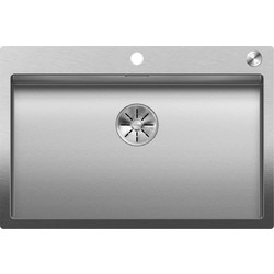 Blanco Claron 700-IF/A Durinox Ένθετος Νεροχύτης Inox Ματ 76x5cm