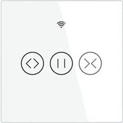 WIFI ΔΙΑΚΟΠΤΗΣ ΚΟΥΡΤΙΝΑΣ 1g ΛΕΥΚΟ N+L 86*86mm / WIFICS1W