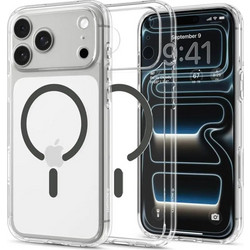 Spigen Ultra Hybrid MagSafe Back Cover Διάφανο-Γκρι (iPhone 18 Pro / 17 Pro)