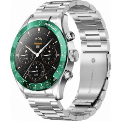 Amaya ASW-80 Smartwatch με Παλμογράφο Ασημί
