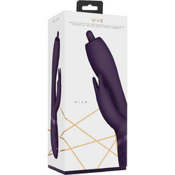 Vive Nilo Pinpoint Rotating G-Spot Δονητής Rabbit Μωβ