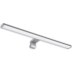 LED ΦΩΤΙΣΤΙΚΟ ΛΟΥΤΡΟΥ ΑΛΟΥΜΙΝΙΟΥ & PC 40cm 8W IP44 4000K ΑΣΗΜΙ