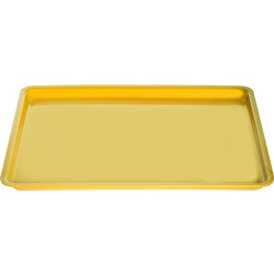 Σετ 12 τεμ. - Δίσκος παρ/μος 27,5x20cm Κίτρινος - SKU -407302