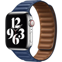 Devia Elegant Λουράκι Δερμάτινο Two Tone Navy Blue (Apple Watch 38 / 40 / 41mm)