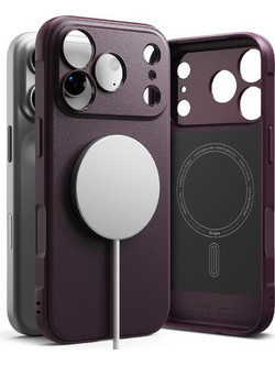 Ringke Onyx Magnetic MagSafe Back Cover Burgundy (iPhone 18 Pro Max / 17 Pro Max)