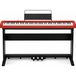 Casio CDP-S160 Set Ηλεκτρικό Πιάνο Stage με 88 Βαρυκεντρισμένα Πλήκτρα Red