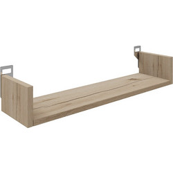 Ραφιέρα τοίχου Derva pakoworld σε oak απόχρωση 60x15x10cm
