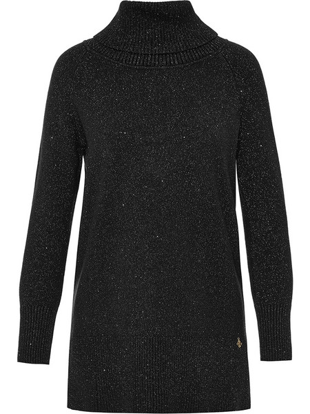 FOREL Πλεκτή μπλούζα 083.90.01.030-Μαύρο Black