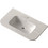 Karag Nordic 80 Ένθετος Νιπτήρας Μπάνιου Πορσελάνης 81x46.5cm Λευκός 520683676110