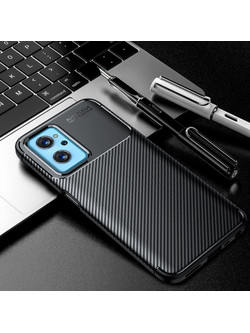 Ancus AutoFocus Carbon Fiber Back Cover Black (Realme 9i)