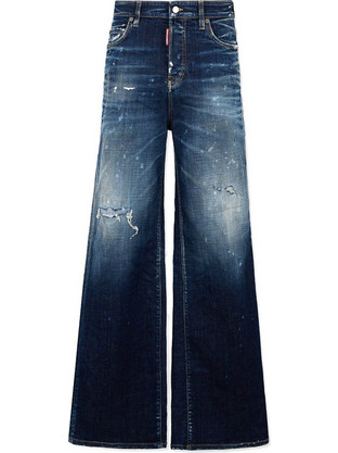 Dsquared2 Γυναικείο Τζιν Παντελόνι Navy Μπλε S72LB0945S30664 470