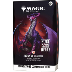 Magic: The Gathering - Foundations Commander Deck - Reign of Dragons