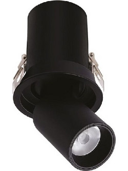 Inlight Downlight σποτ 10W 3CCT σε μαύρη απόχρωση (X00180B)