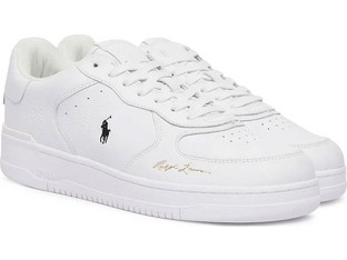 Ralph Lauren Masters Court Ανδρικά Sneakers Λευκά 809P17938001
