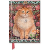 Ivory Cats by Lesley Anne Ivory: Blossomire 2027 Luxury Pocket Diary Planner - Week to View